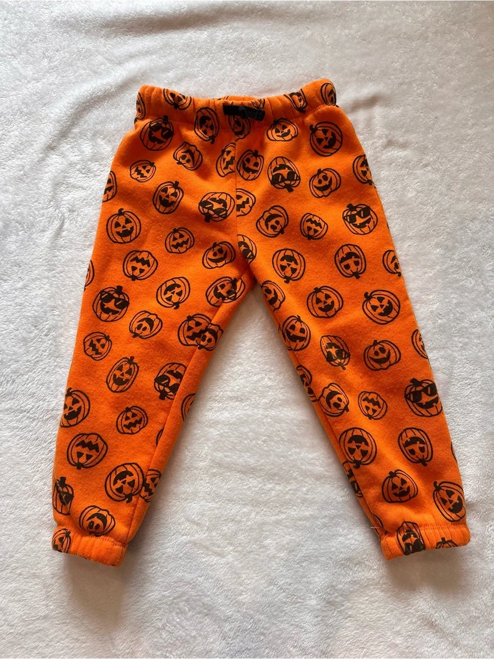 Kids Pumpkin Print Sweatshirt & Joggers Set